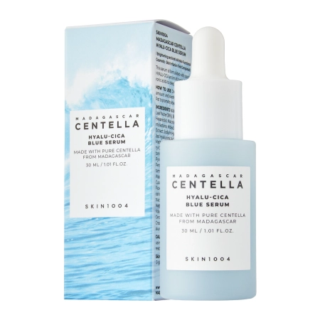 SKIN1004 - Madagascar Centella Hyalu-Cica Blue Serum - Сироватка із центелою та гіалуроновою кислотою,30 мл