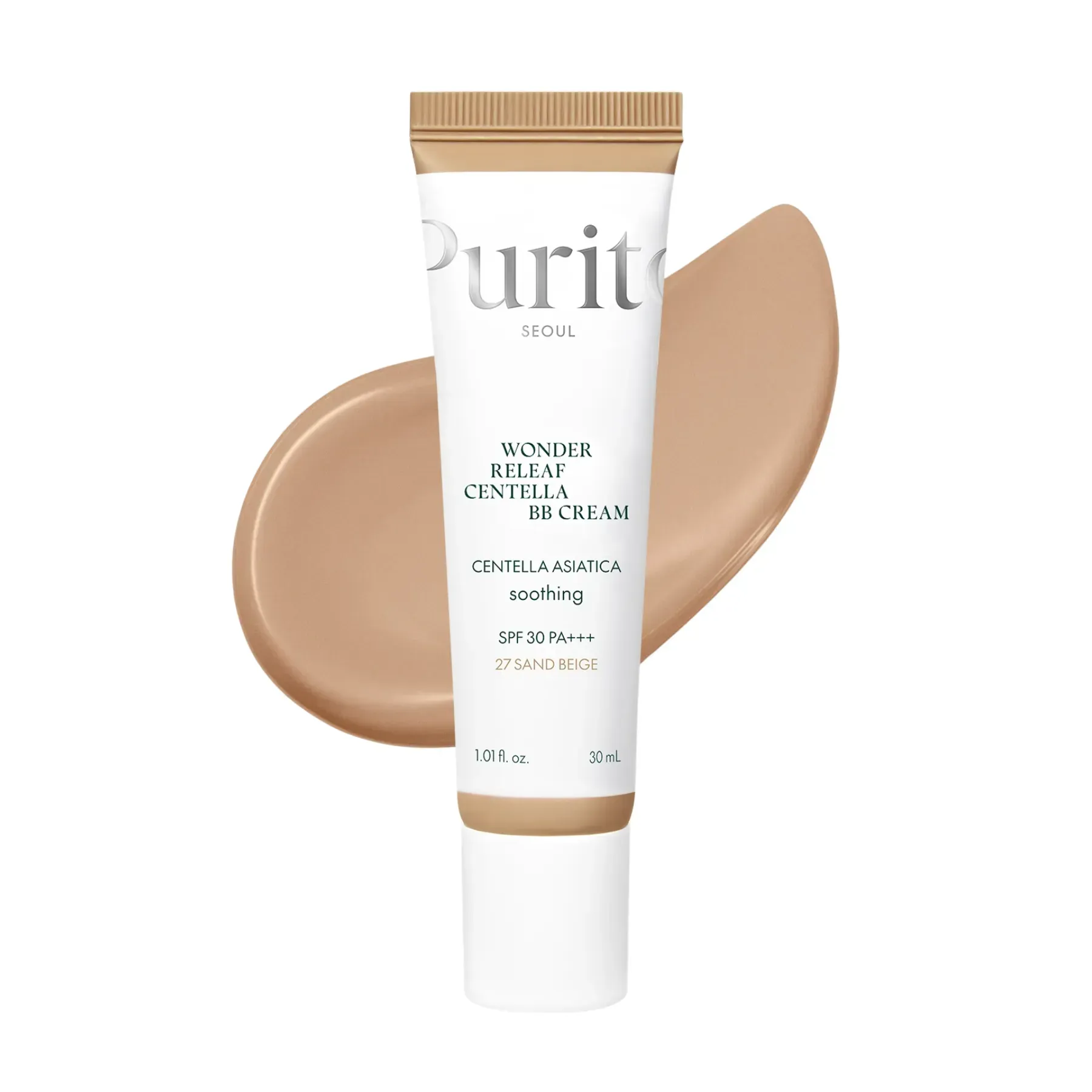 Purito - Seoul Wonder Releaf Centella BB Cream №27 Sand Beige - BB крем з центелою 27 тон - 30мл