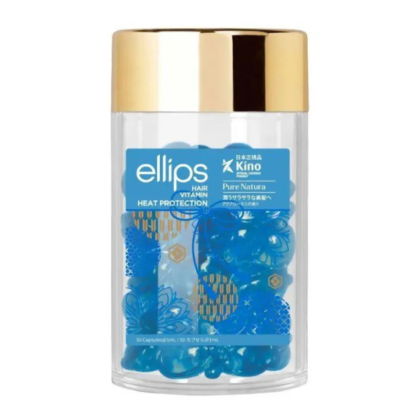 Ellips - Hair Vitamin Heat Protection - Вітаміни для волосся «Сила лотоса» - 50х1мл