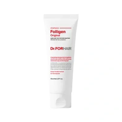 Dr.FORHAIR - Folligen Shampoo - Зміцнюючий шампунь проти випадіння волосся, 70 мл