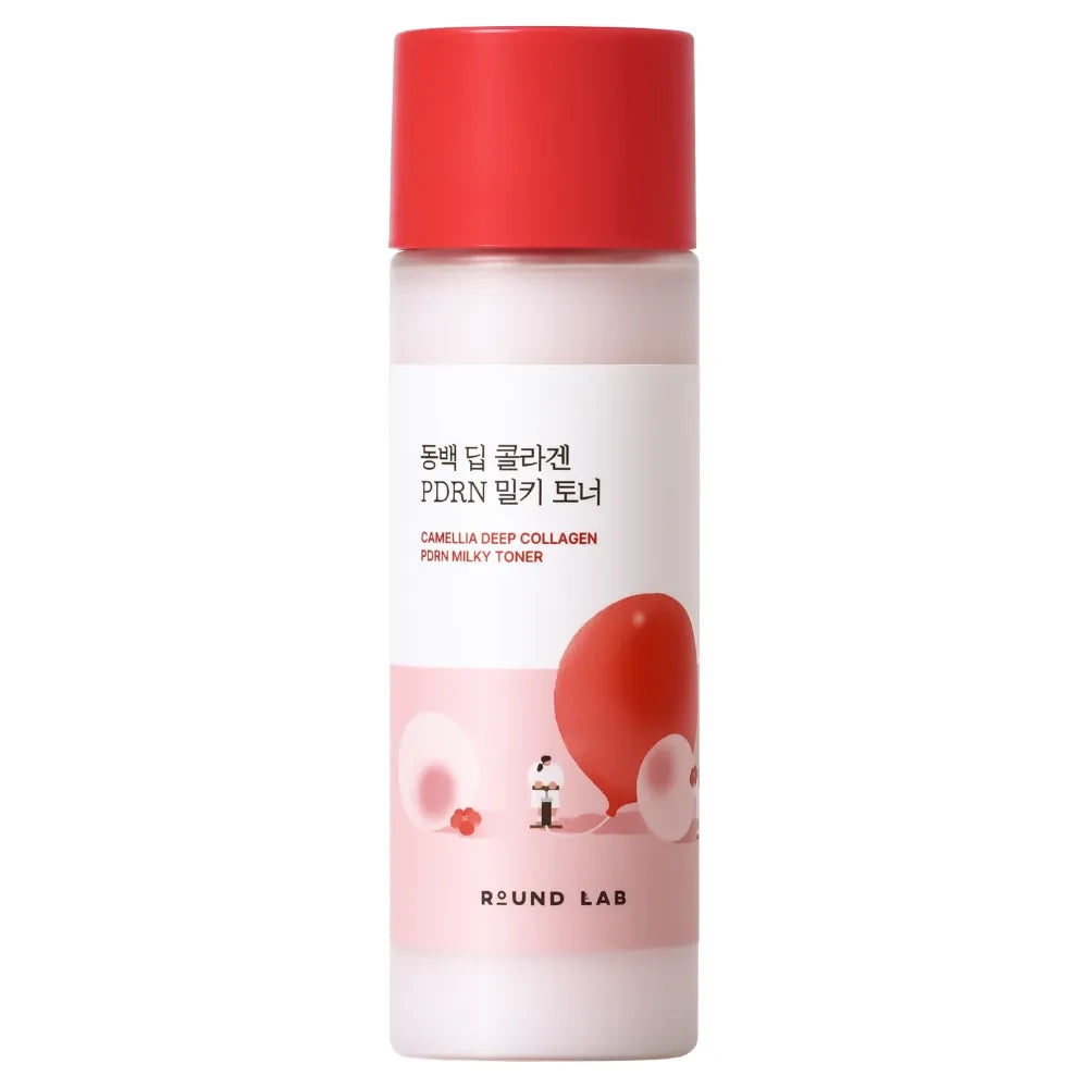 ROUND LAB - Camellia Deep Collagen PDRN Milky Toner - Молочковий тонер - 150мл