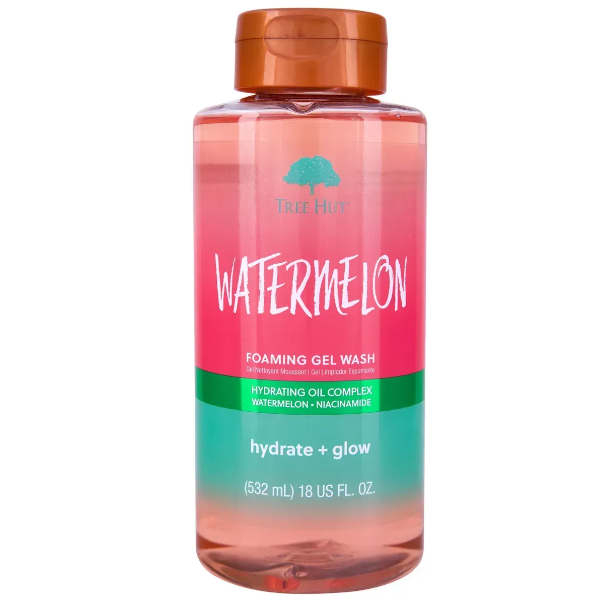 Tree Hut - Watermelon Foaming Gel Wash - Гель для душу - 532мл