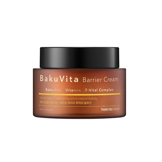 THANK YOU FARMER - BakuVita Barrier Cream - Барєрний крем з бакучіолом та вітаіном Е - 50мл