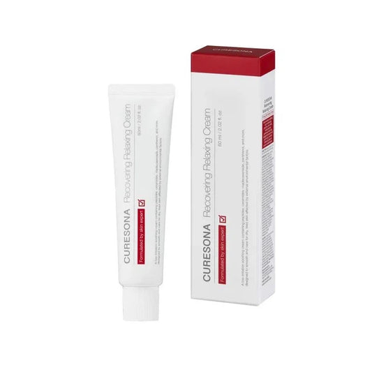 Curesona - Recovery Relaxing Cream - Крем для обличчя для заспокоєння та відновлення шкіри - 60 мл