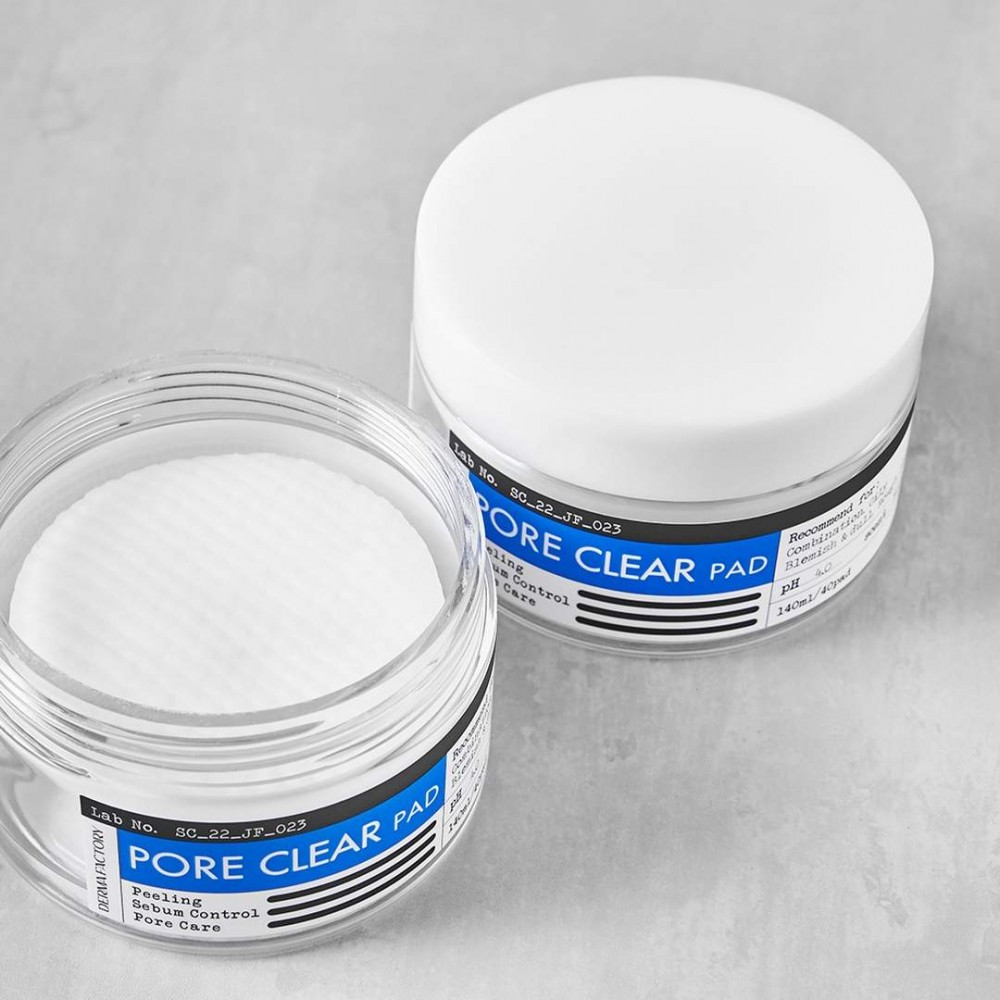 Derma Factory - Acid Peeling Pads - кислотні педи для відлущення та очищення пор, 60 шт