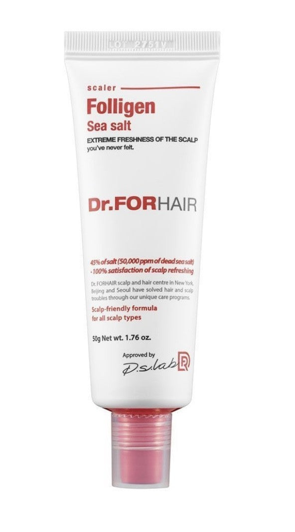 Dr.FORHAIR - Sea Salt Scaler - Пілінг для шкіри голови з частинками солі з мертвого моря - 50мл