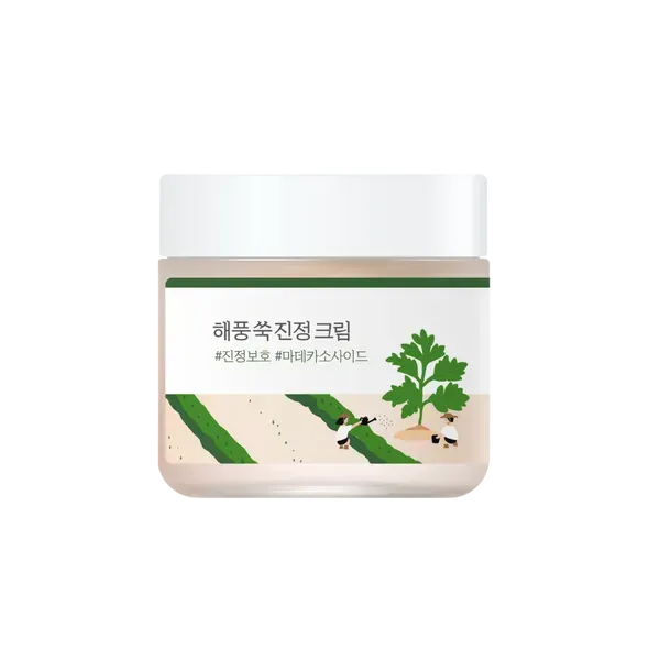 ROUND LAB - Mugwort Calming Cream - Крем для заспокоєння шкіри з екстрактом полину, 80 мл.