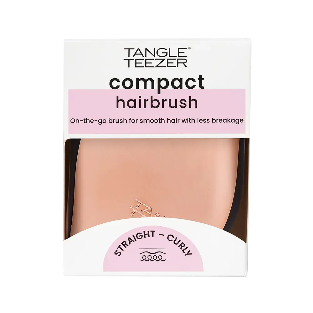 Tangle Teezer - Compact Styler Rose Gold Black - Щітка для волосся