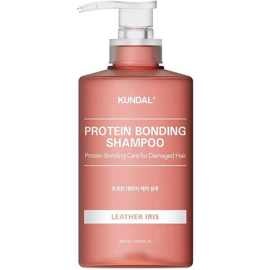 Kundal - Protein Bonding Shampoo Leather Iris - Шампунь для пошкодженого волосся Ірис,500 мл