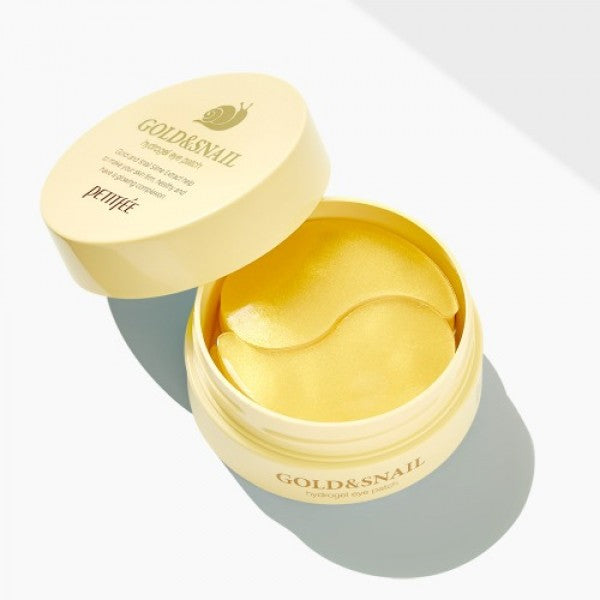 PETITFEE - Gold & Snail Hydrogel Eye Patch - Гідрогелеві патчі для очей