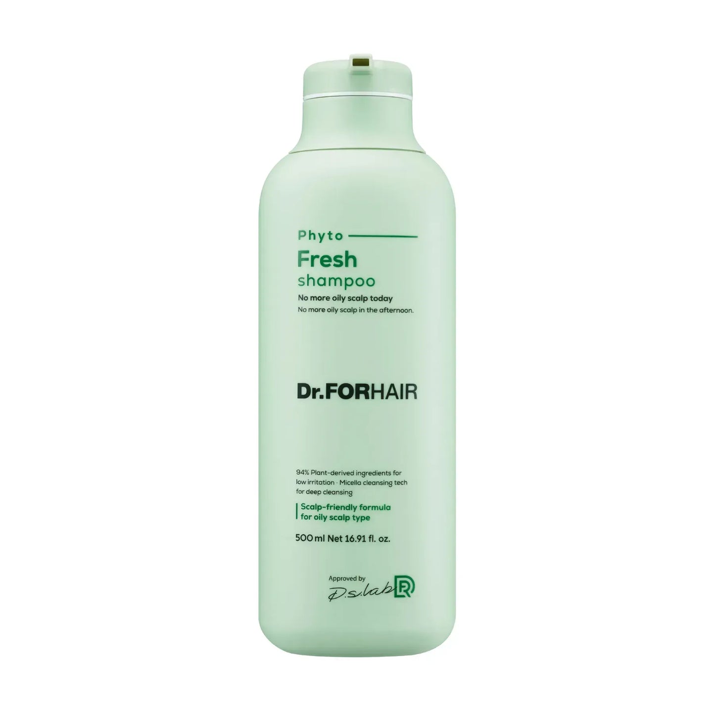 Dr. FORHAIR - Phyto Fresh Shampoo - Міцелярний шампунь для жирної шкіри голови - 500мл