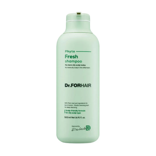 Dr. FORHAIR - Phyto Fresh Shampoo - Міцелярний шампунь для жирної шкіри голови - 500мл
