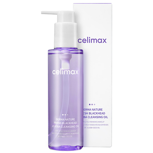 CELIMAX - Derma Nature Fresh Blackhead Jojoba Cleansing Oil - Гідрофільна олія з маслом жожоба для позбавлення від чорних цяток - 150мл