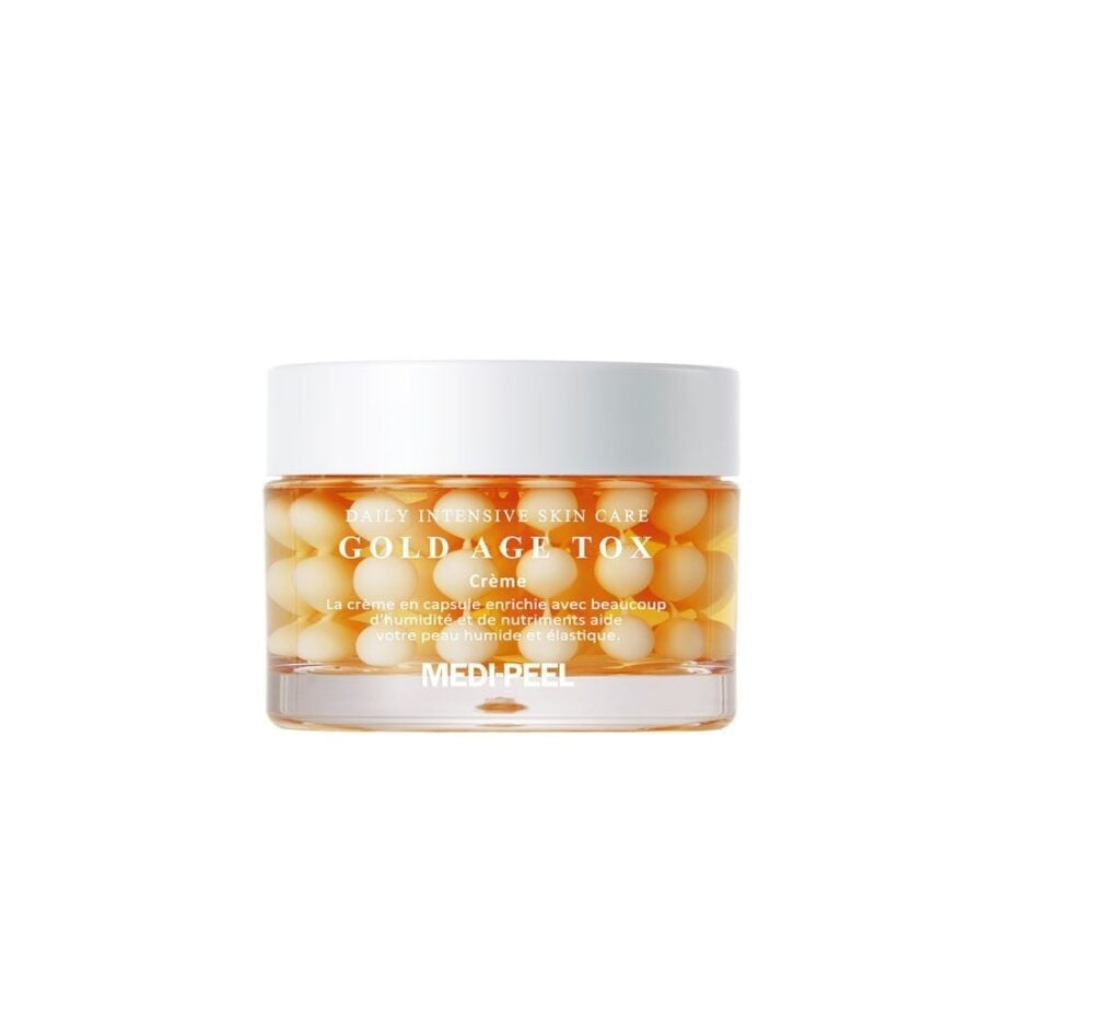 Medi-Peel - Gold Age Tox Cream — антивіковий капсульний крем з екстрактом золотого шовкопряда, 50 мл.