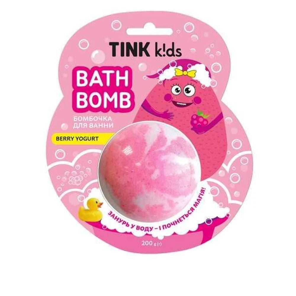 Tink kids - Berry Yogurt - Бомбочка для ванни - 200 г