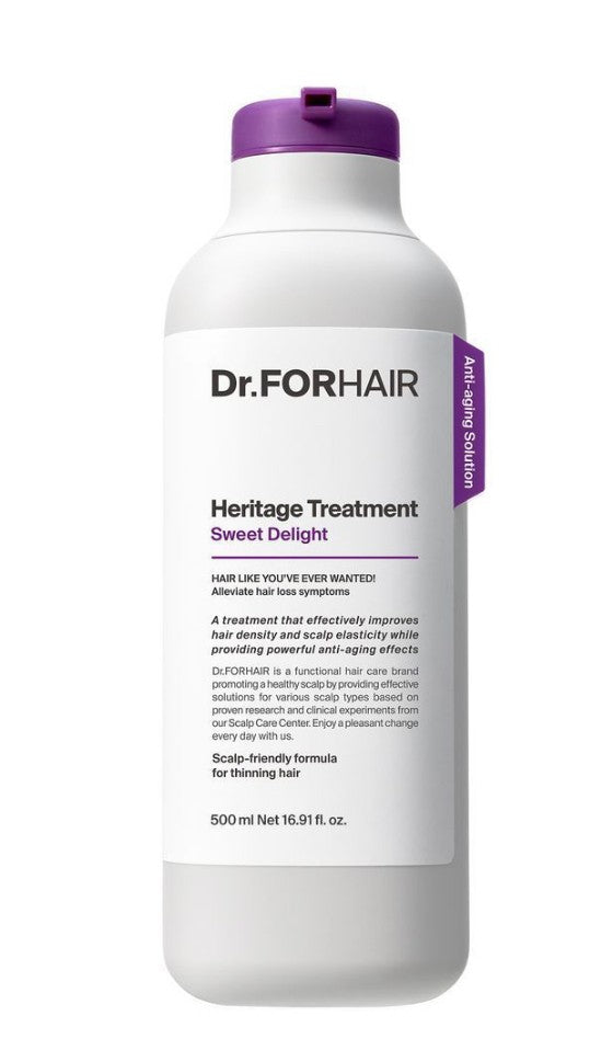 DR.FORHAIR - HERITAGE TREATMENT SWEET DELIGHT - Зволожуюча маска-кондиціонер для тонкого волосся - 500 мл