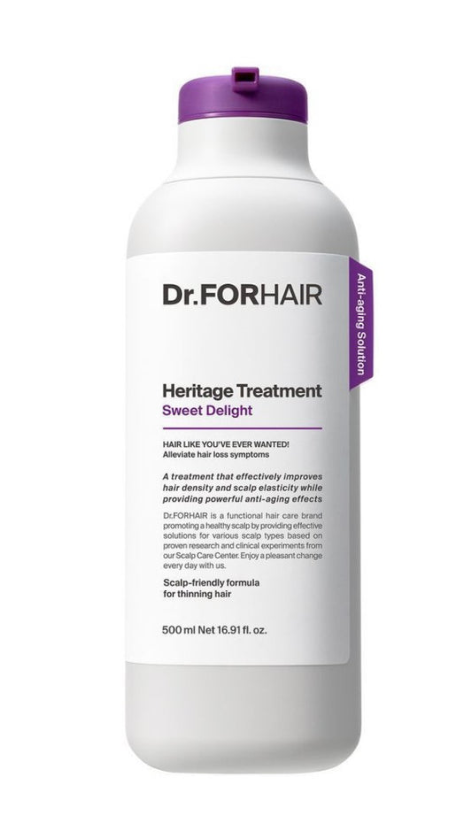 DR.FORHAIR - HERITAGE TREATMENT SWEET DELIGHT - Зволожуюча маска-кондиціонер для тонкого волосся - 500 мл