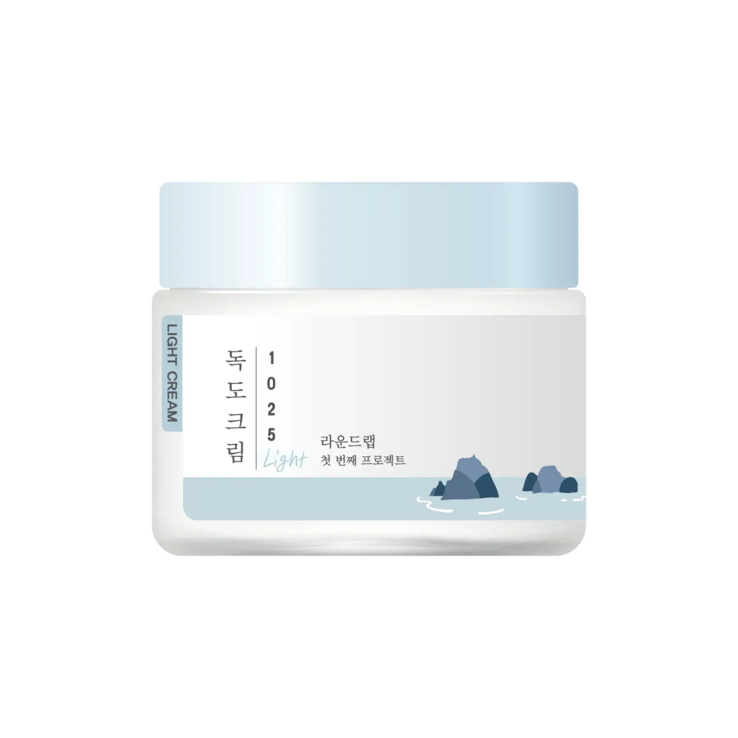 ROUND LAB - 1025 Dokdo Light Cream - Легкий зволожувальний крем з морською водою, 80 мл.