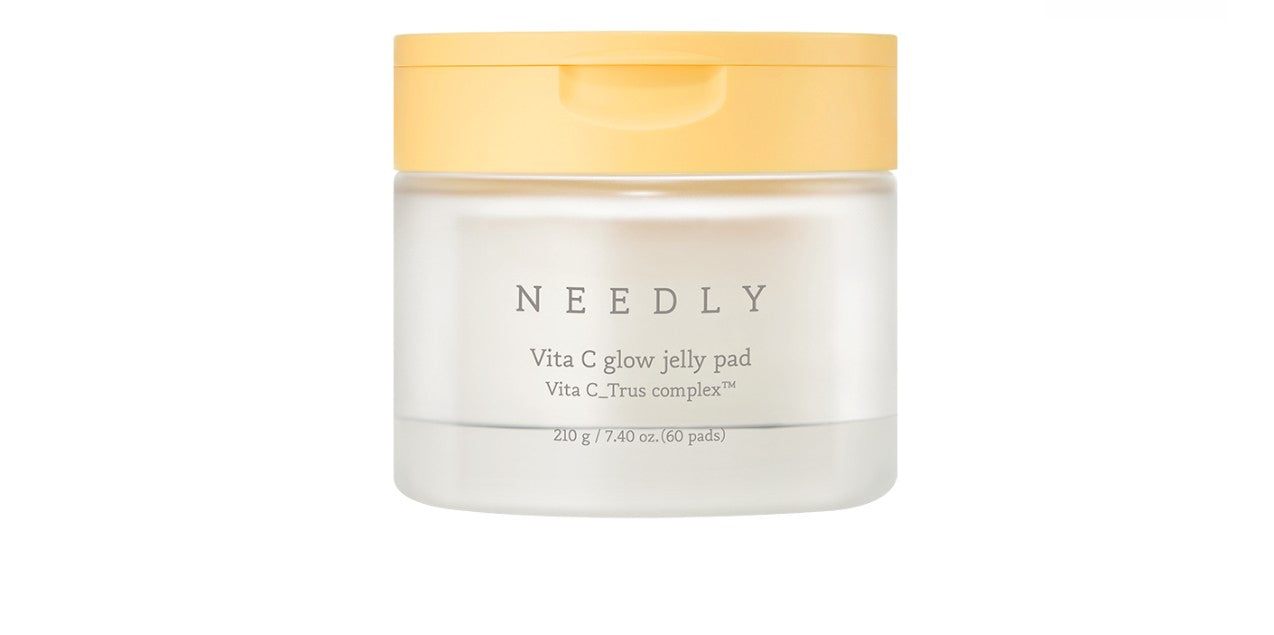 Needly - Vita C Glow Jelly Pad - Зволожувальні тонер-педи для сяйва шкіри - 60 шт