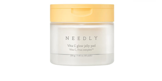 Needly - Vita C Glow Jelly Pad - Зволожувальні тонер-педи для сяйва шкіри - 60 шт