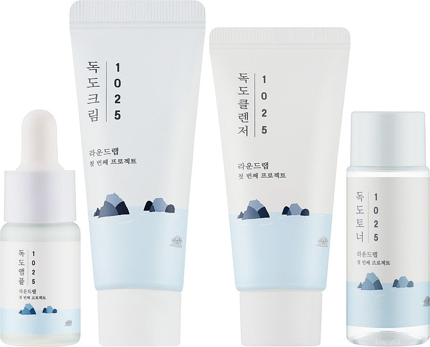 Round Lab - 1025 Dokdo On The Go Kit - Набір мініатюр засобів з морською водою
