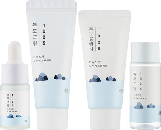 Round Lab - 1025 Dokdo On The Go Kit - Набір мініатюр засобів з морською водою
