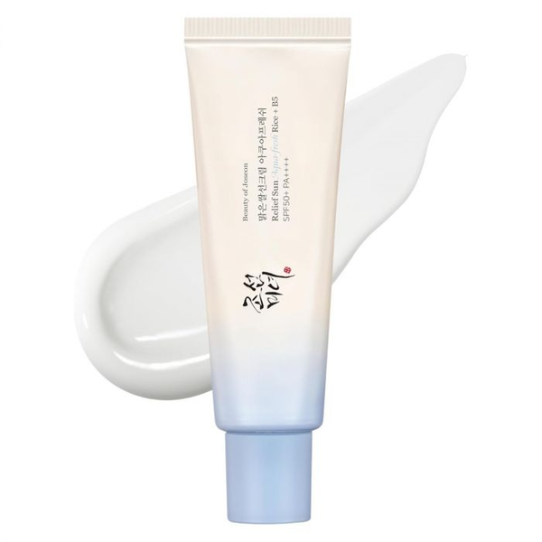 BEAUTY OF JOSEON - Relief Sun Aqua-Fresh: Rice + B5 - SPF крем із пантенолом і рисовою водою - 50мл