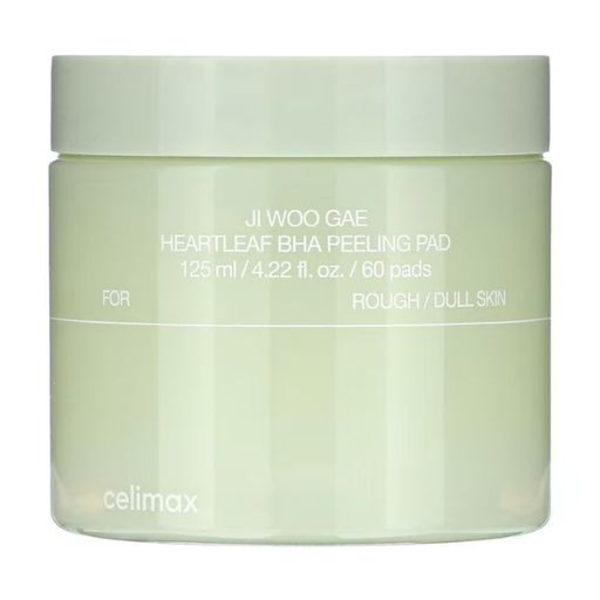 Celimax - Ji Woo Gae Heartleaf BHA Peeling Pad - Пілінг-педи для обличчя - 60шт