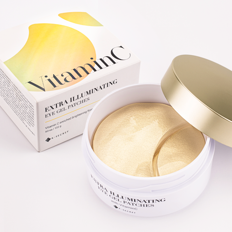 K-SECRET - Extra Illuminating Eye Gel Patches VITAMIN C - Патчі освітлюючі - 60шт