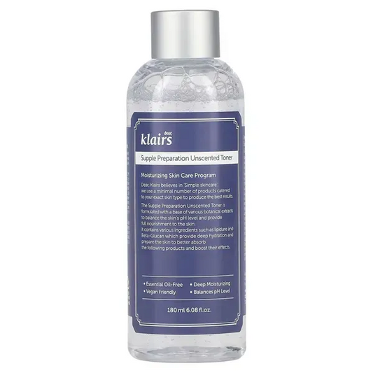 Dear, Klairs - Supple Preparation Unscented Toner - Тонер для обличчя - 180 мл