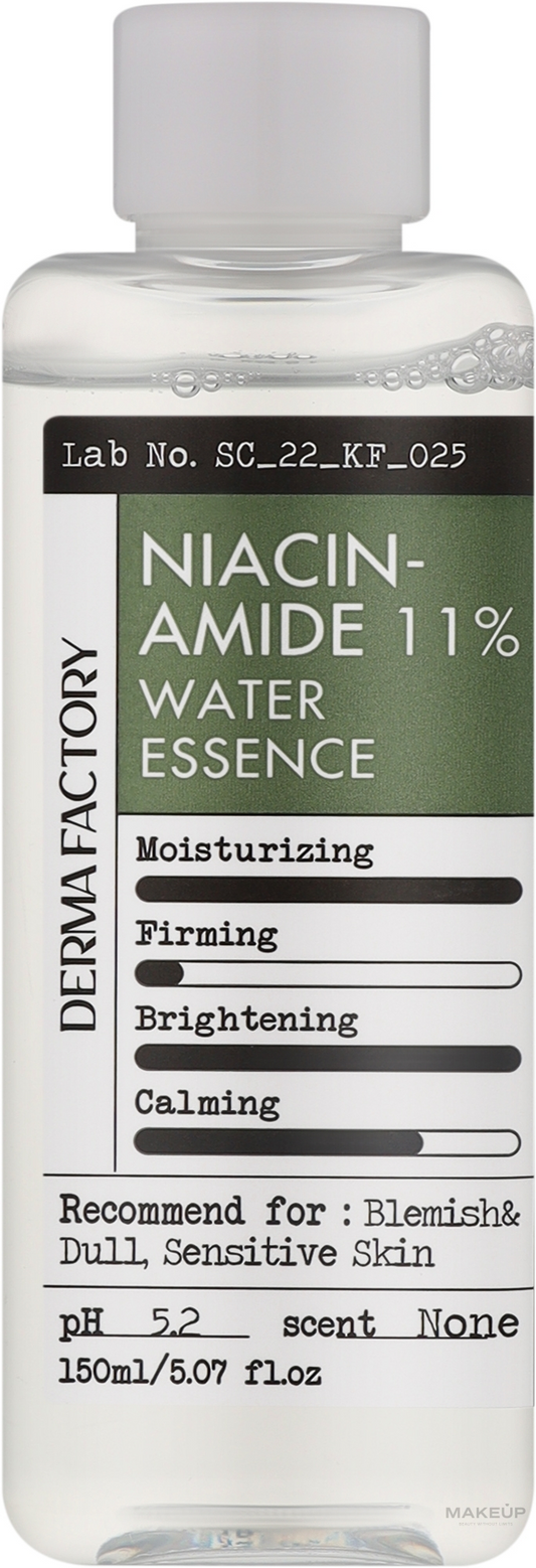 Derma Factory - Niacinamide 11% Essence Toner - есенція-тонер з ніацинамідом 11% для покращення відтінку шкіри, 200 мл