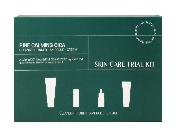 Round Lab - Pine Calming Cica Trial Kit - заспокійливий набір для шкіри з екстрактом сосни