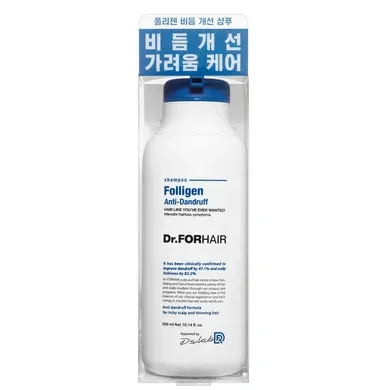 Dr.FORHAIR - Folligen Anti-Dandruff Shampoo - Шампунь проти лупи для ослабленого волосся, 300 мл