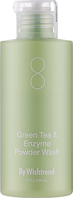 By Wishtrend - Green Tea & Enzyme Powder Wash - Ензимна пудра із зеленим чаєм, 110 г.
