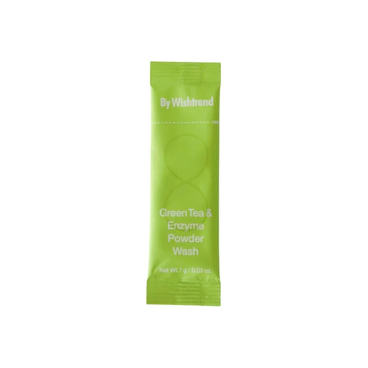 BY WISHTREND - Green Tea & Enzyme Powder Wash - Ензимна пудра з екстрактом матчі, 1 г