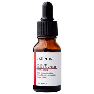 J’sDerma - Acnetrix Defense Ampoule - Відновлювальна сироватка для проблемної шкіри - 15мл