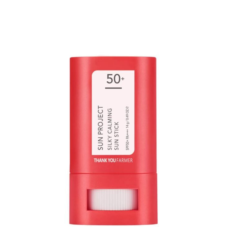 Thank You Farmer - Sun Project Silky Calming Sun Stick SPF50+ PA++++ – водостійкий сонцезахисний стік, 14 г.