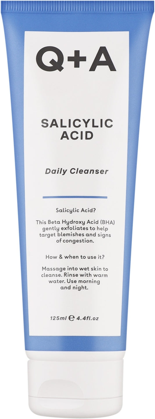 Q+A - Salicylic Acid Daily Cleanser — ніжний гель для вмивання, 125 мл.