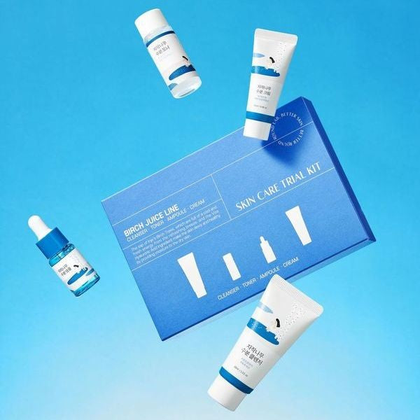Round Lab - Birch Juice Trial Kit - зволожуючий набір для шкіри з березовим соком