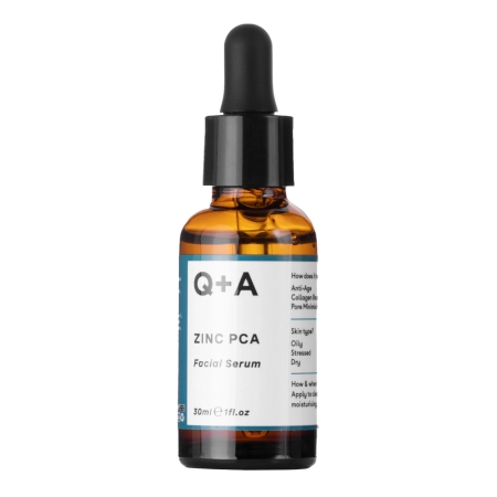 Q+A - Zinc PCA - Facial Serum - Цинкова сироватка - 30мл