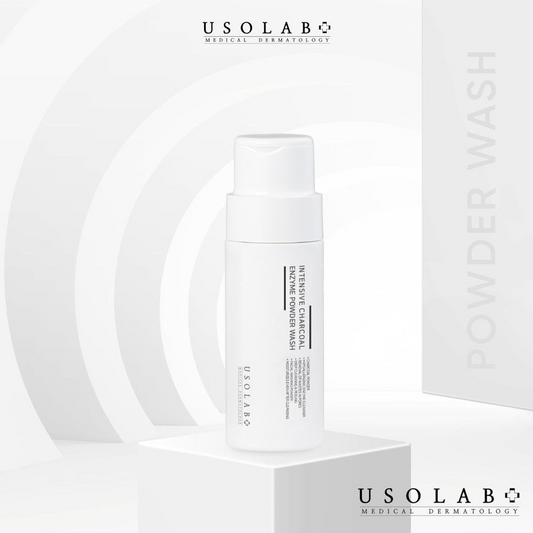 Usolab - Intensive Charcoal Enzyme Powder Wash - Ензимна пудра для жирної та проблемної шкіри, 50 г.