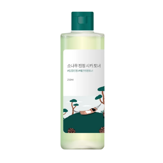 Round Lab - Pine Calming Cica Toner - Заспокійливий лосьйон з голками сосни - 250мл