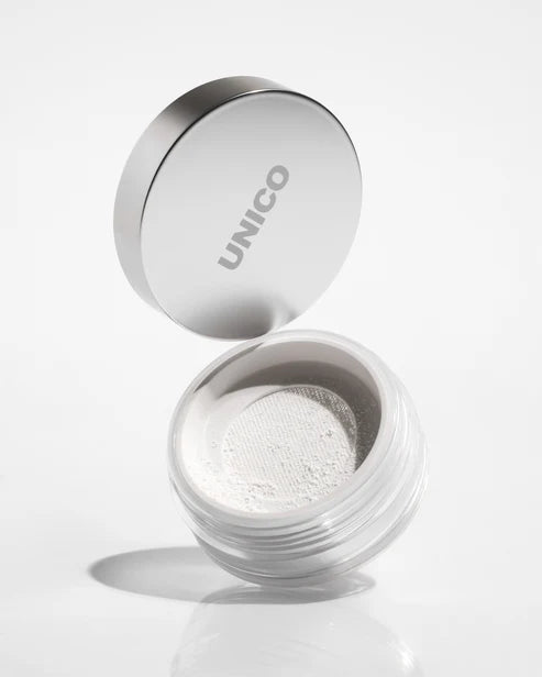 UNICO - SETTING&FINISHING POWDER PEARL - прозора фінішна пудра для обличчя з SPF13/PA+++ - 10г