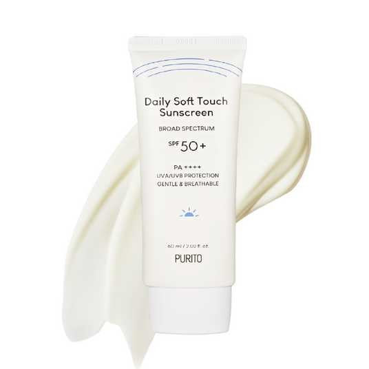 Purito - Seoul Daily Soft Touch Sunscreen SPF 50 – Мініатюра сонцезахисного крему з керамідами, 15 мл.