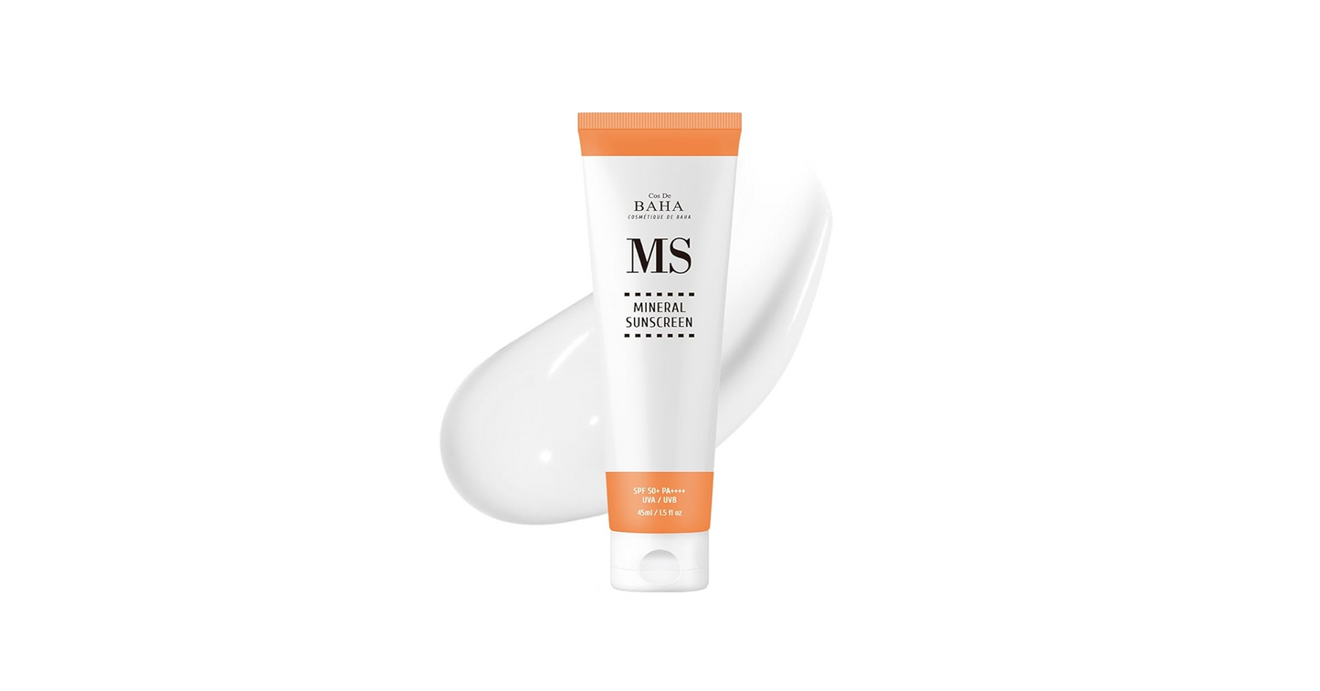 Cos De BAHA SPF - на фізичних фільтрах - мінеральний сонцезахисний кремSPF 50+, 45 мл.