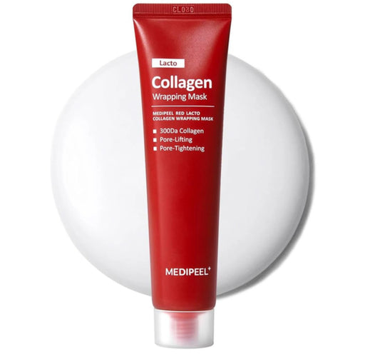 MEDI-PEEL - Red Lacto Collagen Wrapping Mask - Маска-плівка для звуження пор з колагеном - 70мл