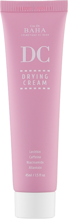 Cos De BAHA - Drying Cream - локальний крем-засіб для боротьби з висипаннями - 45 мл.