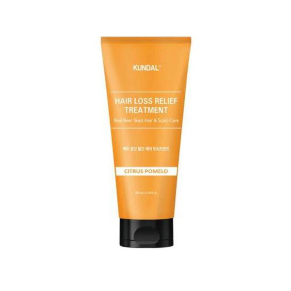 KUNDAL - Beer Yeast Hair Loss Relief Treatment Citrus Pomelo - Кондиціонер для волосся пивний "Цитрусовий помело" - 200мл