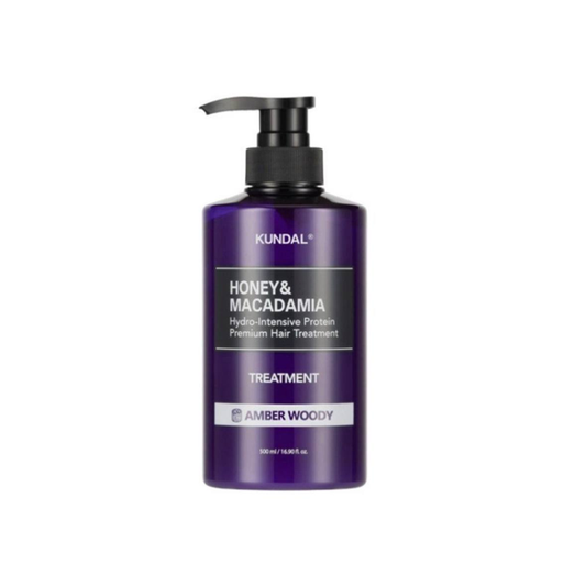 KUNDAL - Honey & Macadamia Protein Hair Treatment Amber Woody - Кондиціонер-маска для волосся - 500 мл