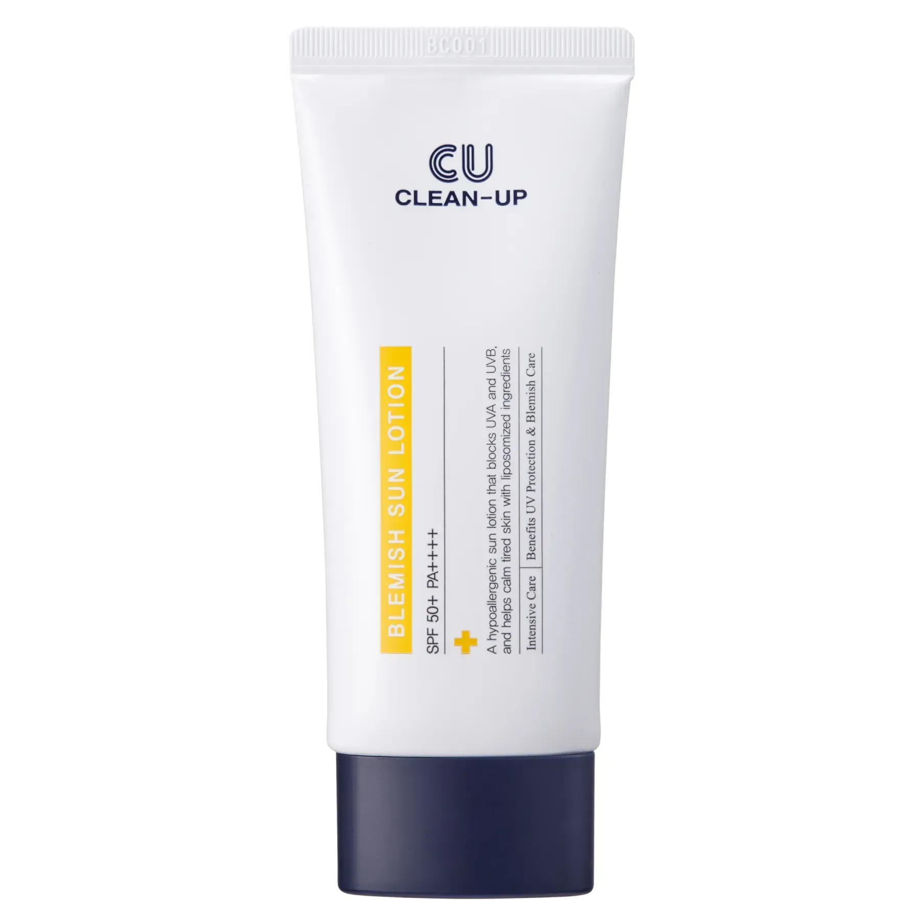 Cuskin - Clean-up Blemish Sun Lotion SPF 50+ PA++++ - сонцезахисний лосьйон - 60мл